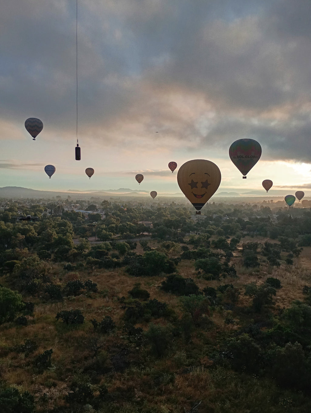 Hot Air Balloon Ride at Teotihuacan
